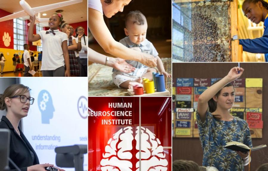Collage of Psychology and Human Development Images