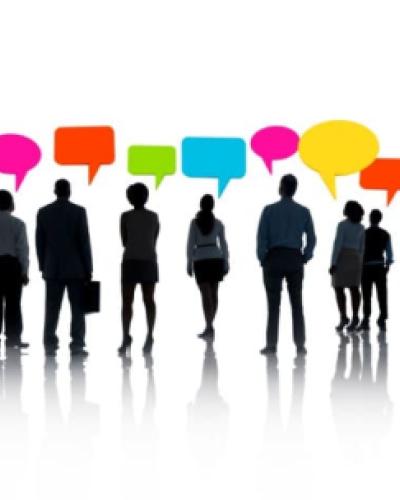 People talking